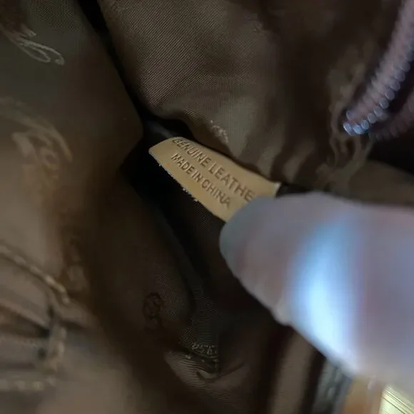 Fossil Tan Leather Crossbody Bag - Picture 10 of 10